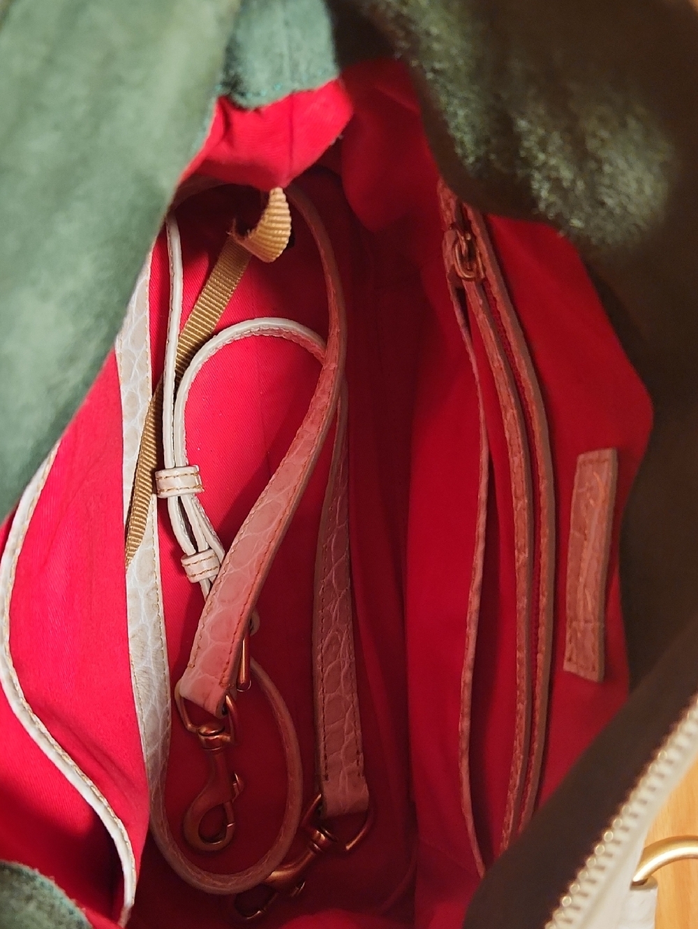 Dooney and Bourke Croco Fino Small Satchel - Picture 2 of 4